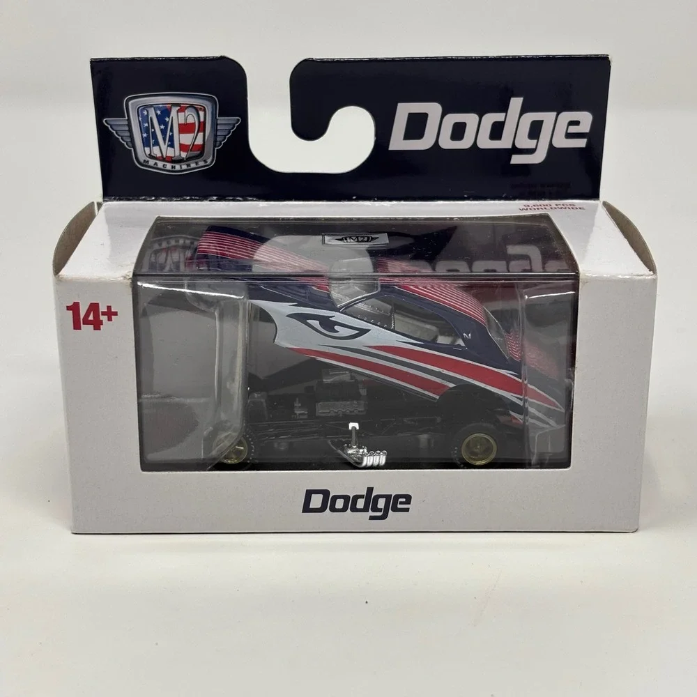 M2 Machines 1971 Dodge Challenger Funny Car Fly Free 1:64 Diecast 32600 WMTS20